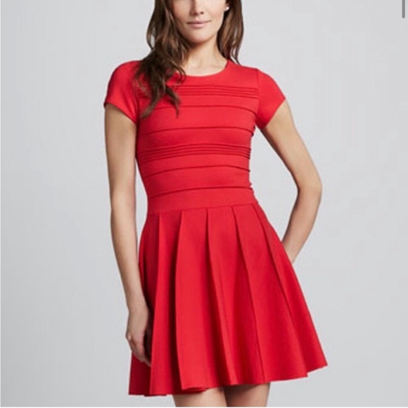 Parker ‘Tara’ Stretch Fit and Flare Black Dress - Picture 5 of 15